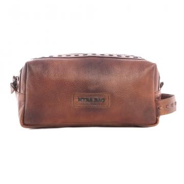 Roff Trail Toiletries Bag in Caramel