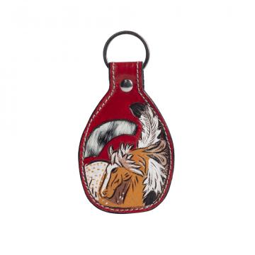 Stallion Memories Leather Key Fob