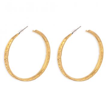 Golden Hoop Earrings