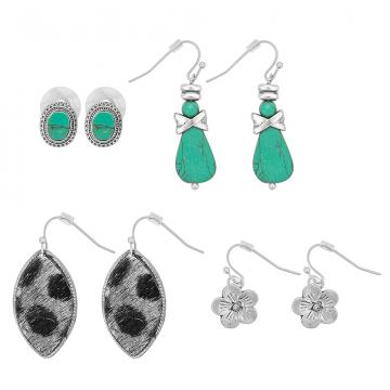 Audrey's Joy Set Of Four Earrings