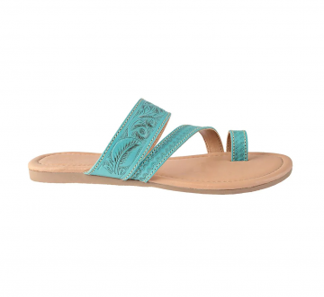 Lannie Mae Sandals in Teal