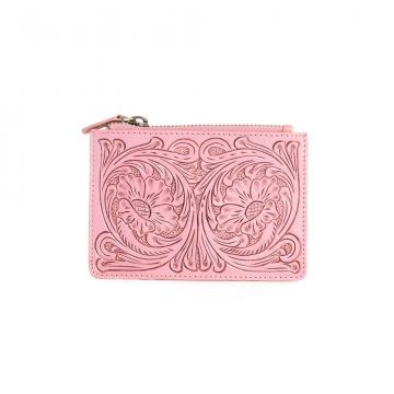 Bloom on the Range Credit Card Wallet in Pink