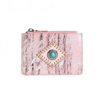 Eye of the Goddess Credit Card Wallet in Pink