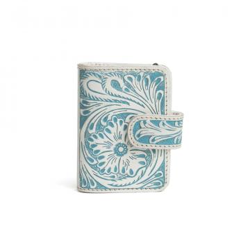 Prairie Meadow Wallet in Frosted Turquoise