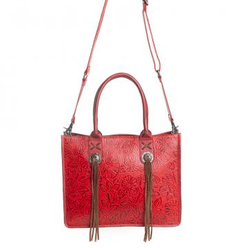 Angelstone Ridge Handbag in Scarlet