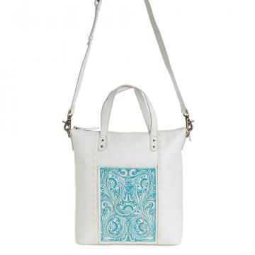 Steerhallow Canyon Shoulder Bag in White