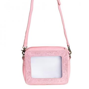 Open Vista Clear Bag in Pink