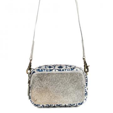 Tilla's Mine Trail Shoulder Bag in Blue & Gray