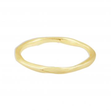 Plain golden ring