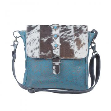 Blue rose 
Leather & Hairon Bag