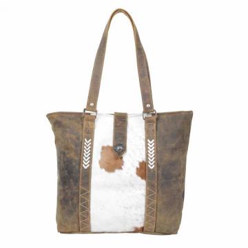 SAND DUNES LEATHER & hairon BAG