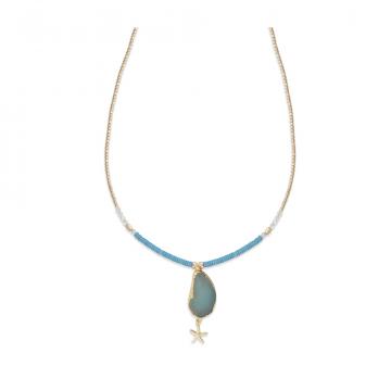 Drop of blue NECKLACE