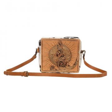 "SKYLAR HAND-TOOLED BAG"