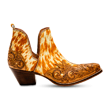 Vestro Western Hand-Tooled Booties