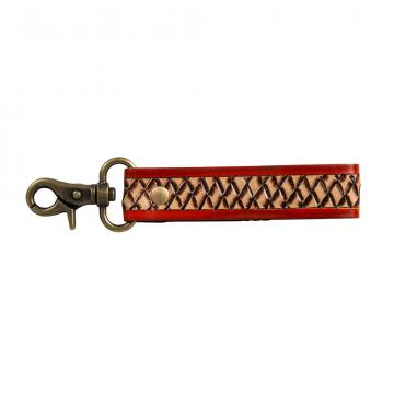 Maker’s Weave Hand-Tooled  Key Fob