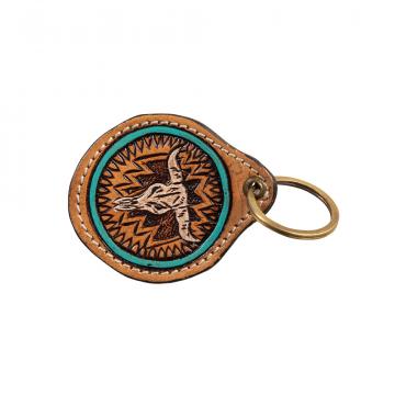 Mesa Gate Hand-Tooled Key Fob