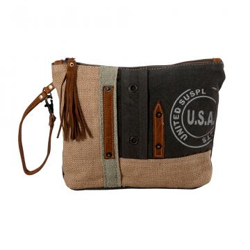 USA Canvas Patch Pouch