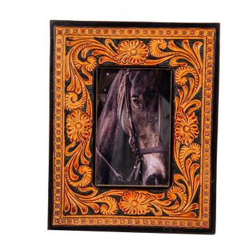 Classic Country Hand-tooled Photo  Frame