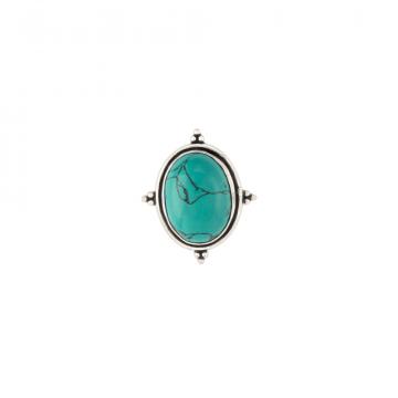 Prairie Rose Oval Turquoise Look Ring