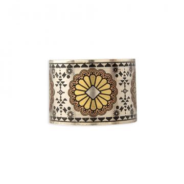 Mesa Sun Etched Metal Cuff Bracelet