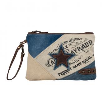 Blue Star Key Pouch