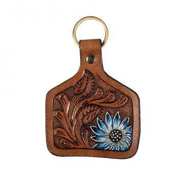 Moonflower Sunflower Key Fob