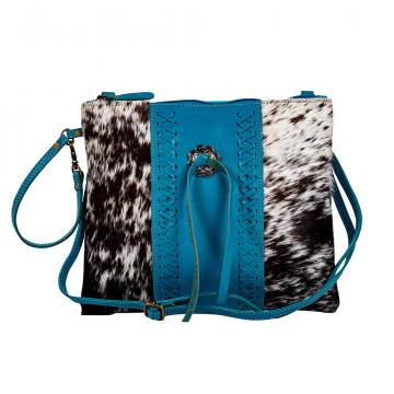 Sky Falcon Canvas And Hairon Bag