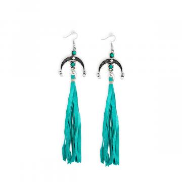 Moon Empress Fringe Earrings