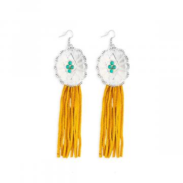 Zinnia Canyon Fringe Earring in Gold