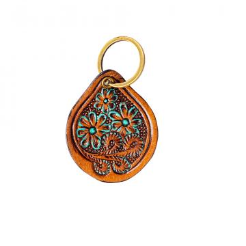 Terrianna Hand-tooled Key Fob