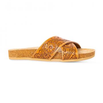 Gracie Hand-tooled Sandals