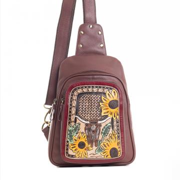 Sunflower Steer Sling Bag