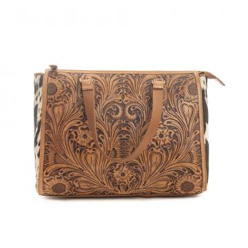 Breeze Wind Hand-Tooled HandBag