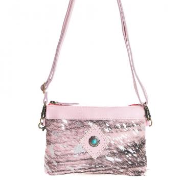 Eye of the Goddess Crossbody Bag in Rose