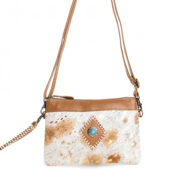 Eye of the Goddess Crossbody Bag in Caramel