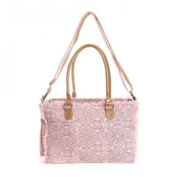 Triple Fork Ranch  Tote Bag in Rose