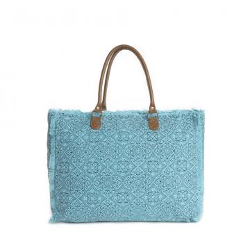 Triple Fork Ranch  Weekender Bag in Turquoise