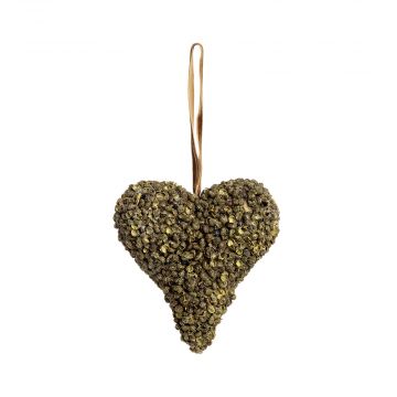 Forest Larch Berry Heart Ornament