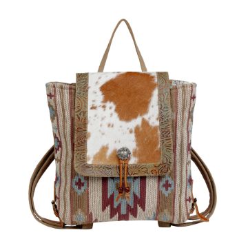 Myra Bag Compulsory Backpack Bag - Canvas, Rug, Hairon & Leather