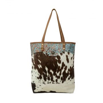 Myra Bucket Bag Animal Print Tote