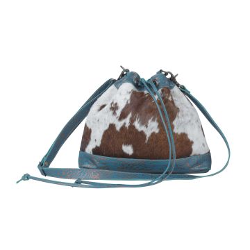 Myra Bag® Ladies' Blue Bucket Bag