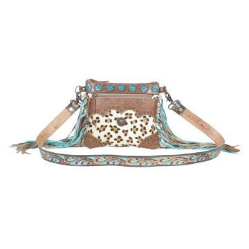 Eclectic Embrace Hand-Tooled Bag