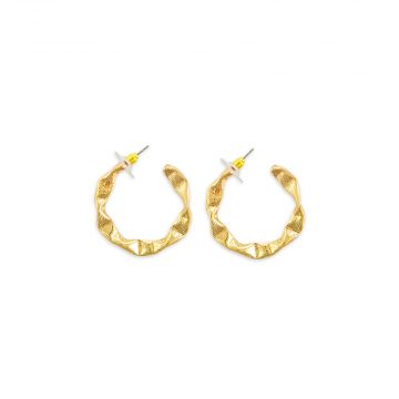 Golden Sunrise Hoop Earrings
