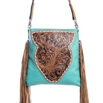 Terra Donna Concealed-Carry Bag in Turquoise